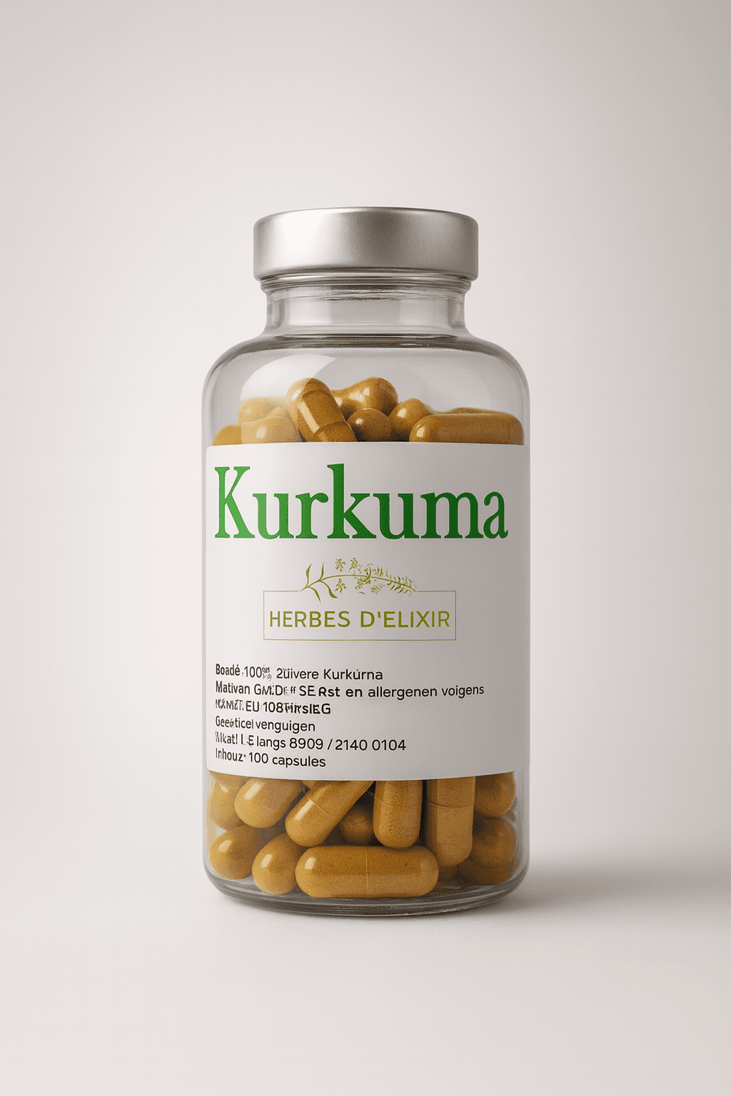 Kurkuma capsules – 500 mg per capsule – Vegan – 60 capsules