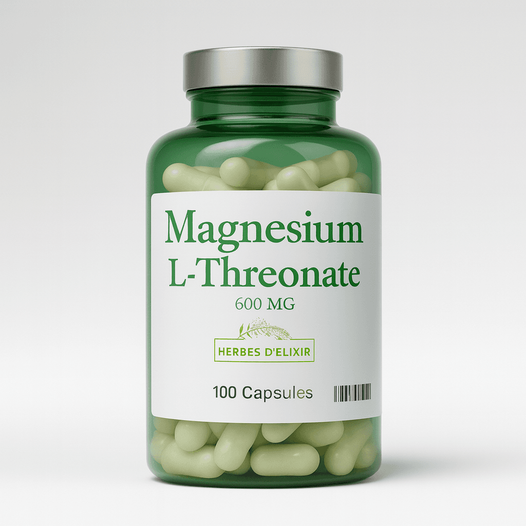Magnesium L-threonate – 2000 mg per capsule – 60 capsules